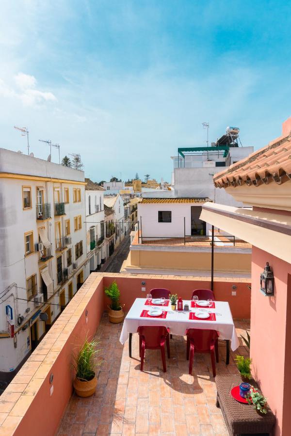 Apartamento Ático Imperial Centro Terraza Aire Solarium wifi a 2 minutos de la Plaza Cabildo Sanlúcar de Barrameda Exterior foto